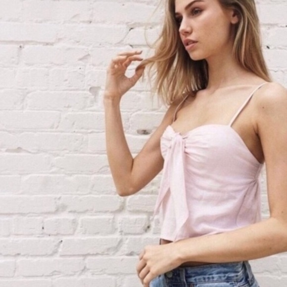 Brandy Melville Tops - Brandy Melville Sasha Tie Tank